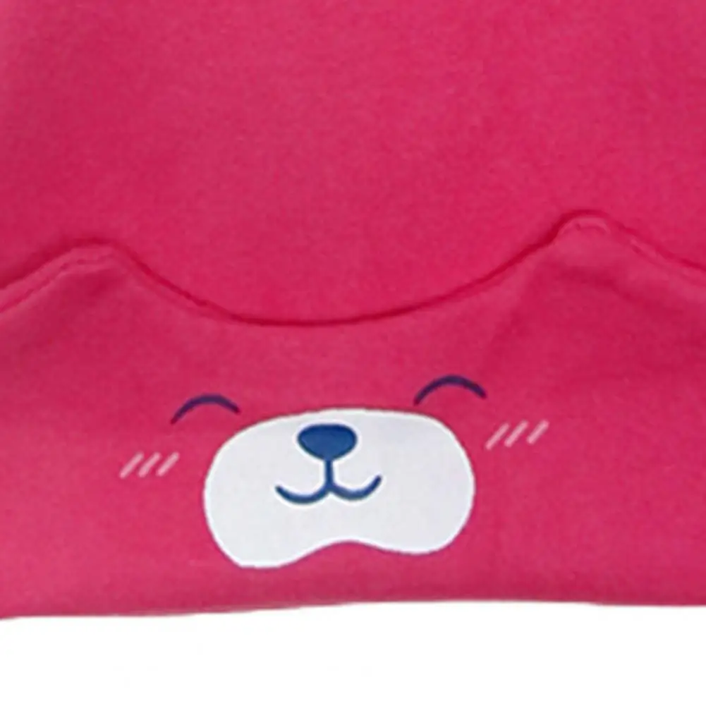 

Baby Hat Cartoon Bear Pattern All-match Skin Friendly Infant Tail Beanie Caps for Indoor