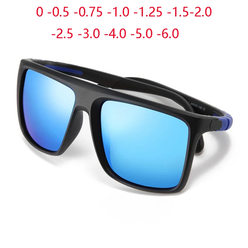 

Солнцезащитные очки с цветными линзами TR90 мужские, поляризационные, с силиконовыми дужками, для спорта, от 0 до 6, от-0,5 до-0,75