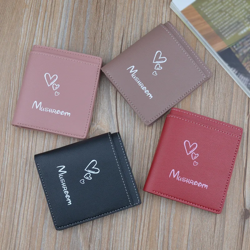 Новинка Женский кошелек короткие кожаные маленькие кошельки для женщин мини