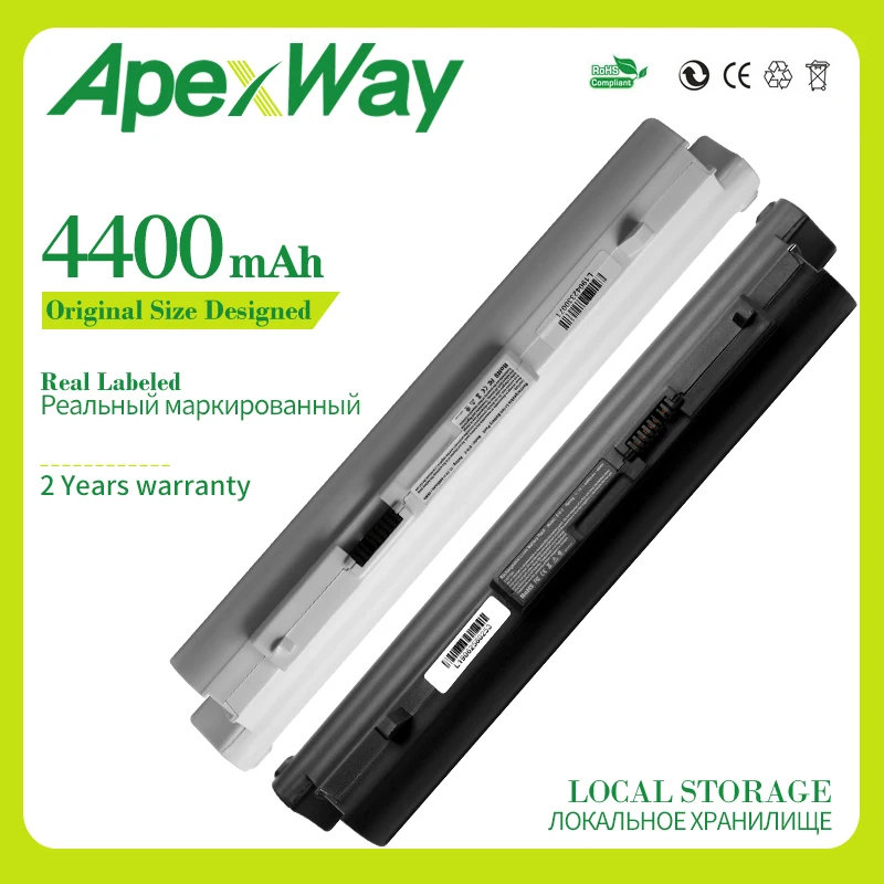 Аккумулятор Apexway для ноутбука Lenovo IdeaPad 4400 S10-2 S10-2c 55Y2098 57Y6273 L09C3B11 L09C6Y11 L09C6Y12 L09M3B11 S10-3c