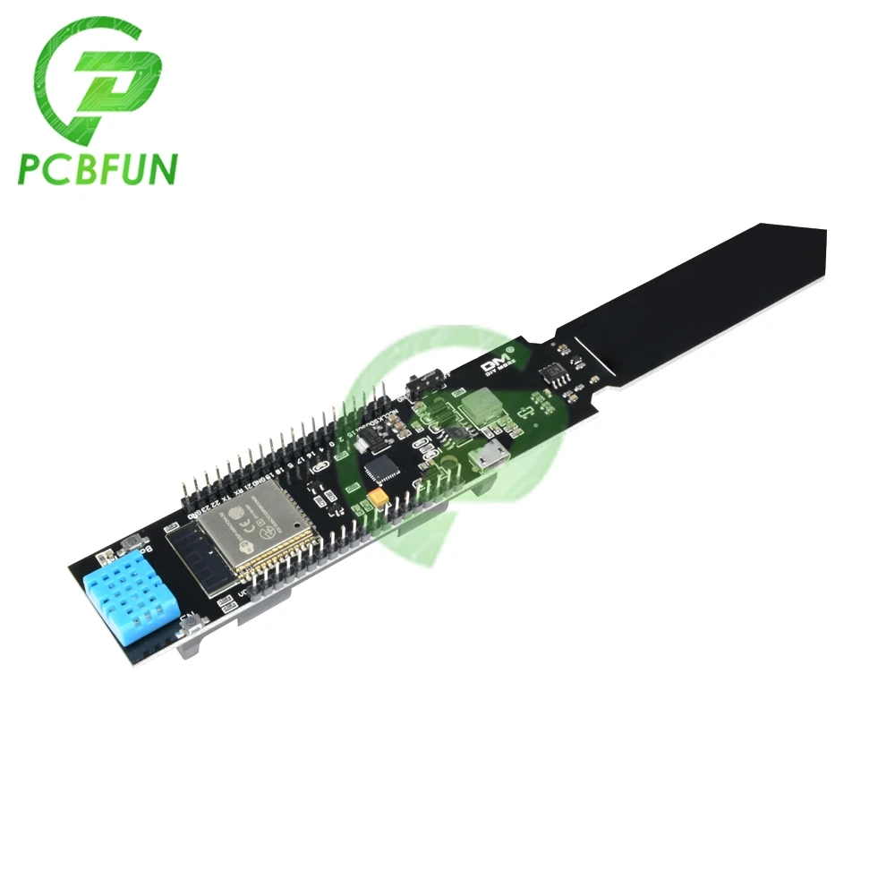 ESP32 DHT11 CP2104 WIFI Bluetooth модуль температуры и влажности почвы с держателем батареи 18650
