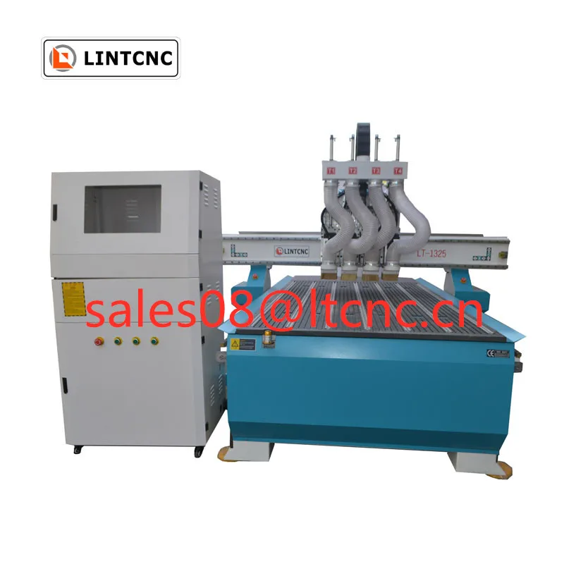 Wood cnc router with 4 pc spindles ATC woodwoeking machine factory price | Инструменты