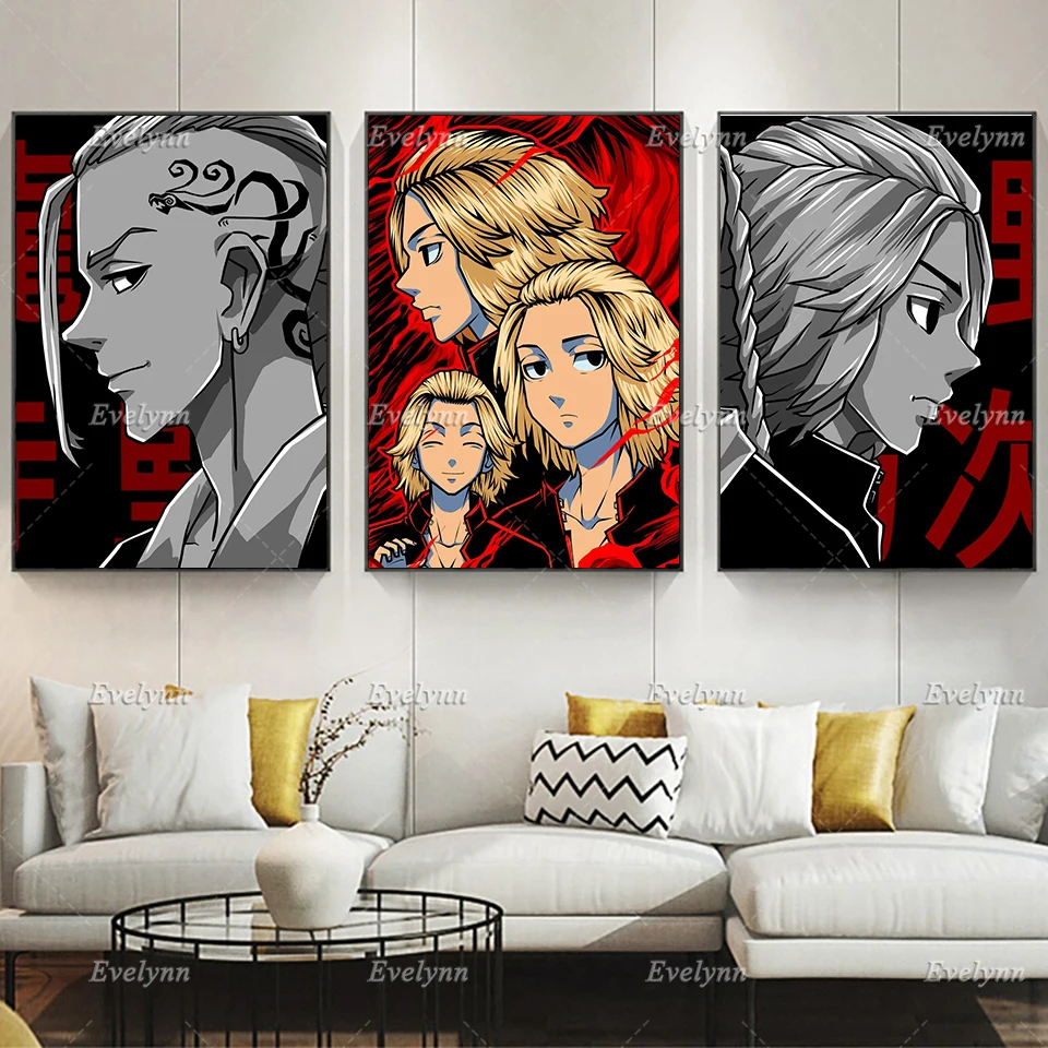 

Japanese Anime Tokyo Revengers Posters And Prints Modern Living Room Cuadros Home Decor Bedroom Canvas Nordic Wall Art Picture