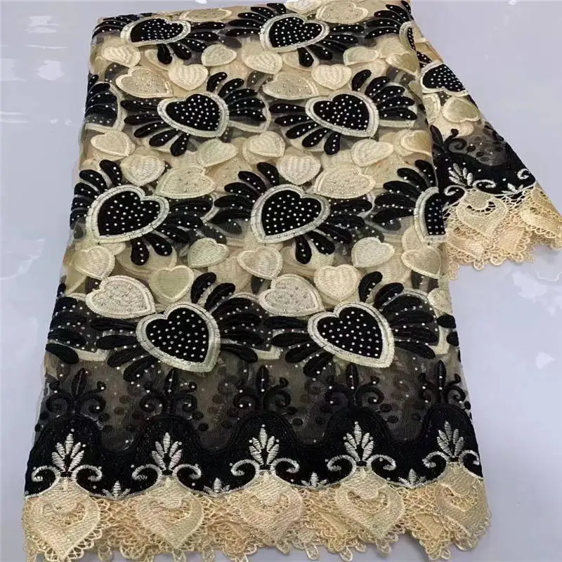 

french lace fabric with stones african fabric wholesale net tulle latest tissue african lace fabric 2021 high quality lace