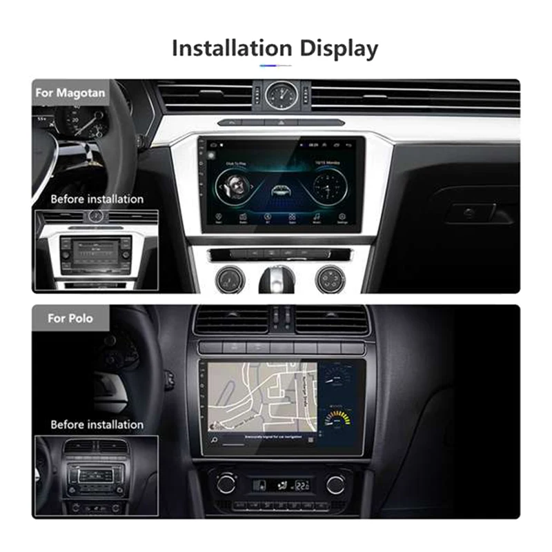 

10.1 Inch Android 8.1 1 Din Car 4-Core Stereo Radio GPS Navigation WIFI Bluetooth Audio Universal Multimedia Radio Player