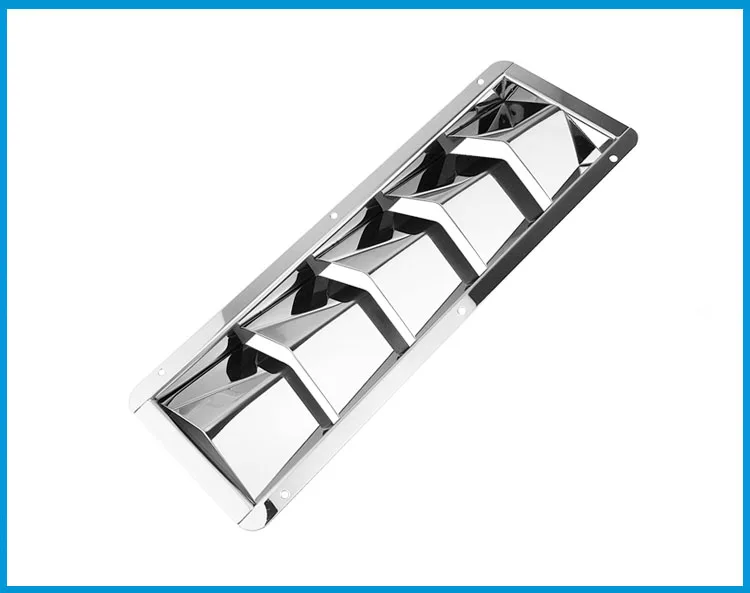 BSET MATEL 5 слотов нержавеющая сталь 304 лодка морской жалюзи вентиляционная решетка