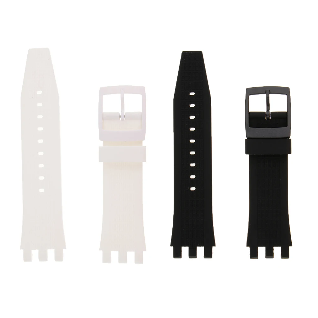 

22mm Mechanical Watch Strap Silicone Watch Strap Replace With Tool Set