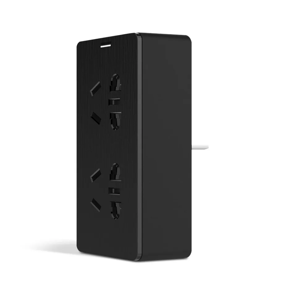 2 Ports power strip Xiaomi TP 6 портов/2 порта 3 usb разъем питания защита от перегрузки 750 Retardant пламя Домашний Электронный удлинитель Черный - Цвет: 2 Ports power strip