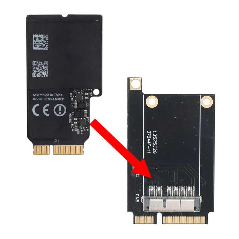 Беспроводной адаптер BCM94360CD Для iMAC 2 4 ГГц/телефон Wi Fi 1300 Мбит/с 802.11ac Bluetooth 0|Сетевые