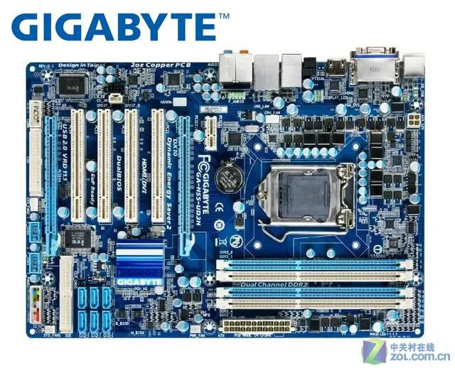Оригинальная Материнская плата Gigabyte GA-H55-UD3H LGA 1156 DDR3 H55-UD3H USB2.0 VGA HDMI VGA 16GB