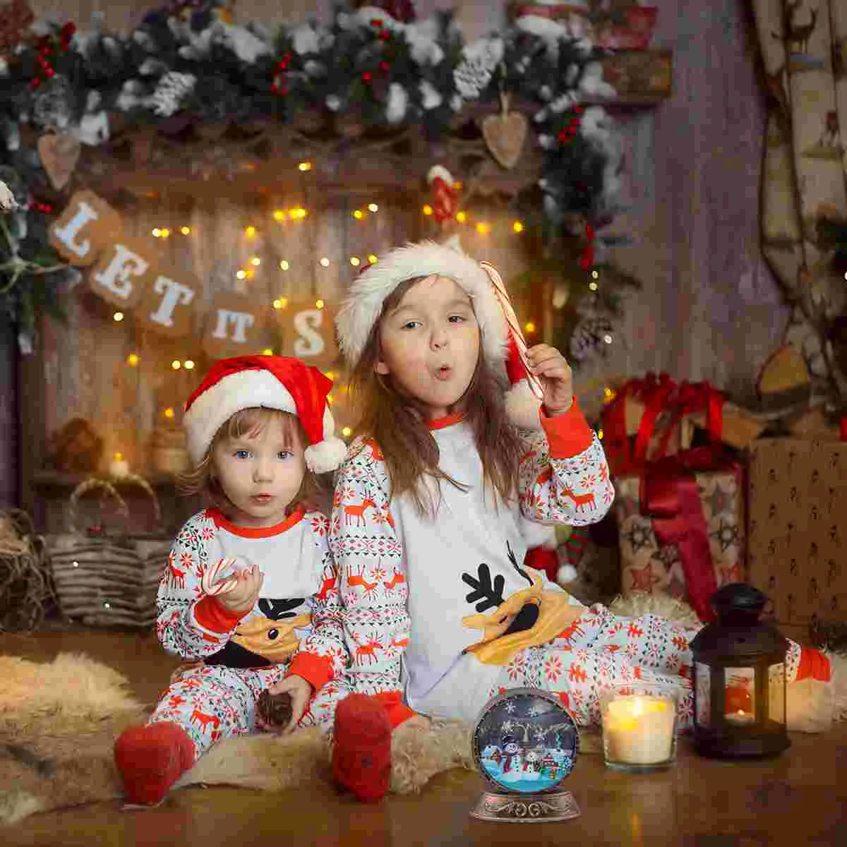 

1pc Christmas Theme Decorative Lantern Adorable Night Lamp Exquisite Decoration