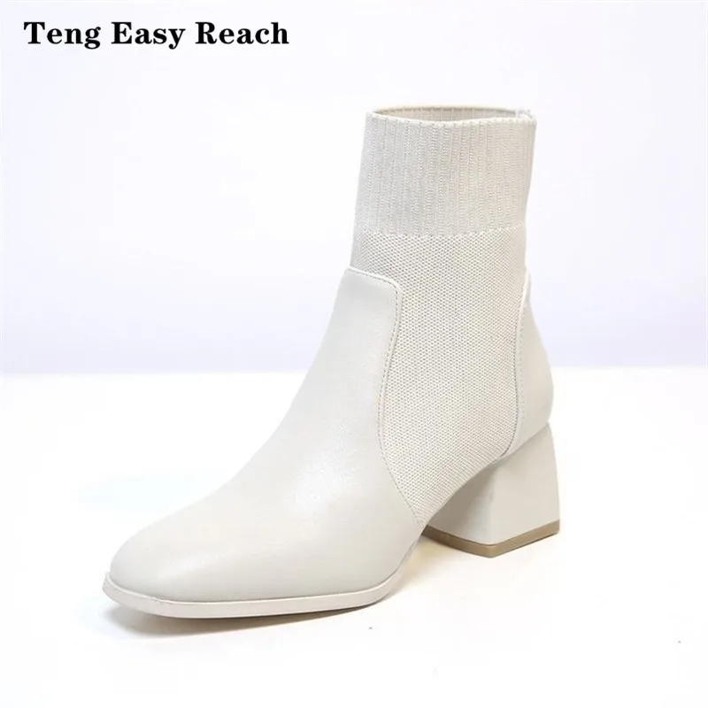 2021 короткие ботинки на толстом каблуке Тонкие Сезон осень Новинка 2020 года Мягкие