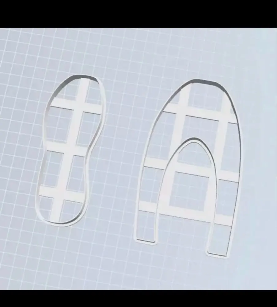 Форма для помадки 3d Трехмерная танцевальная обувь детская Мультяшные булочки