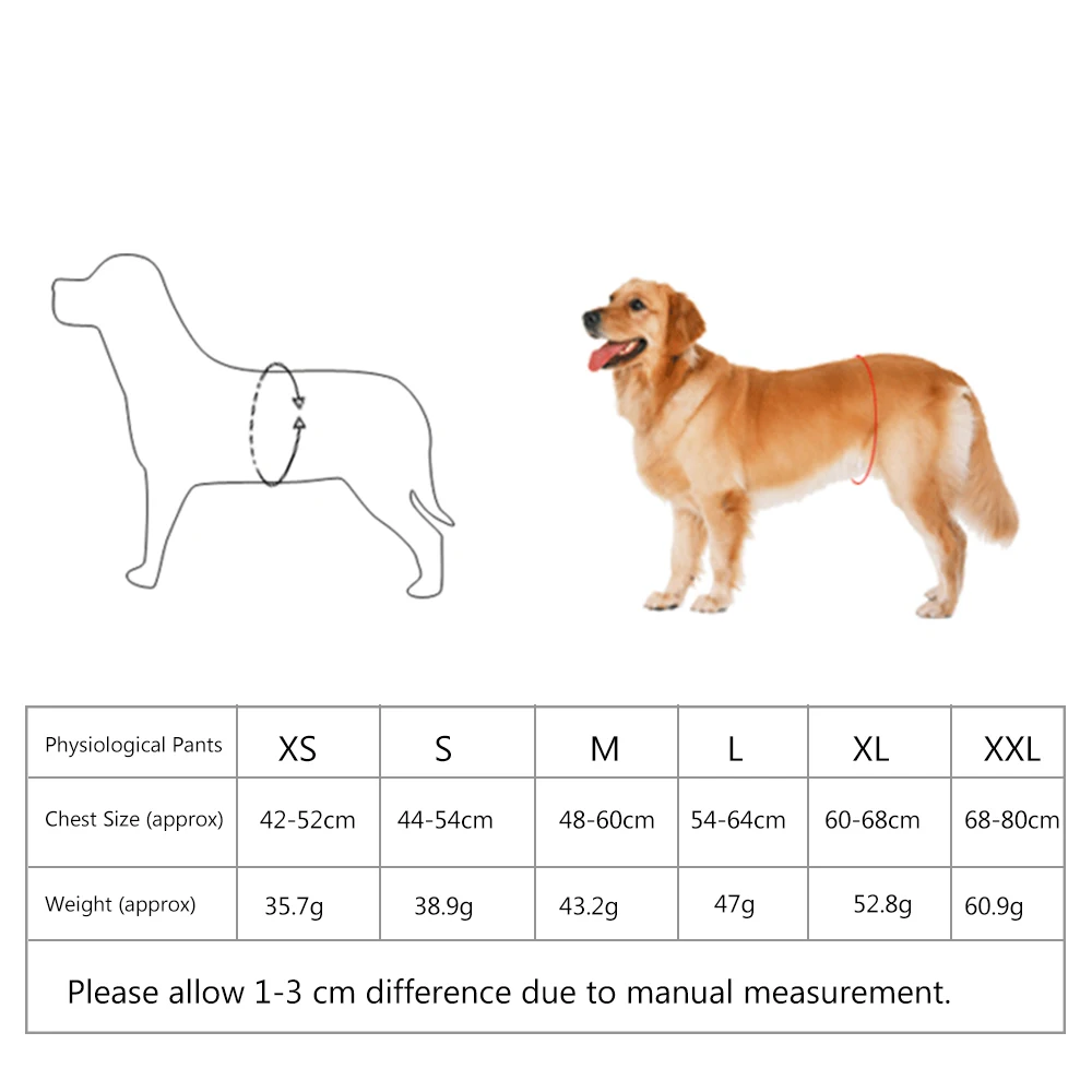 Хлопковые физиологические штаны для собак нижнее белье домашних животных
