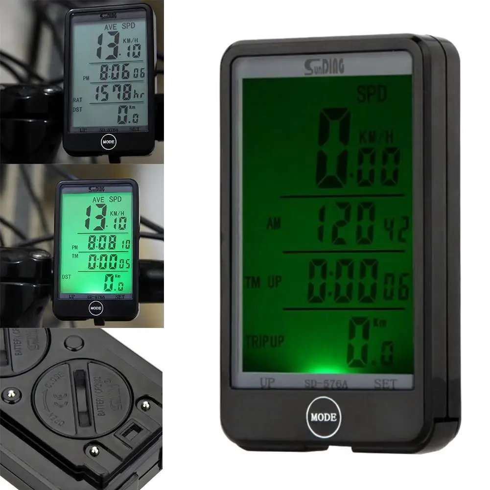 Цифровой проводной сенсорный экран велосипедный компьютер одометр спидометр |