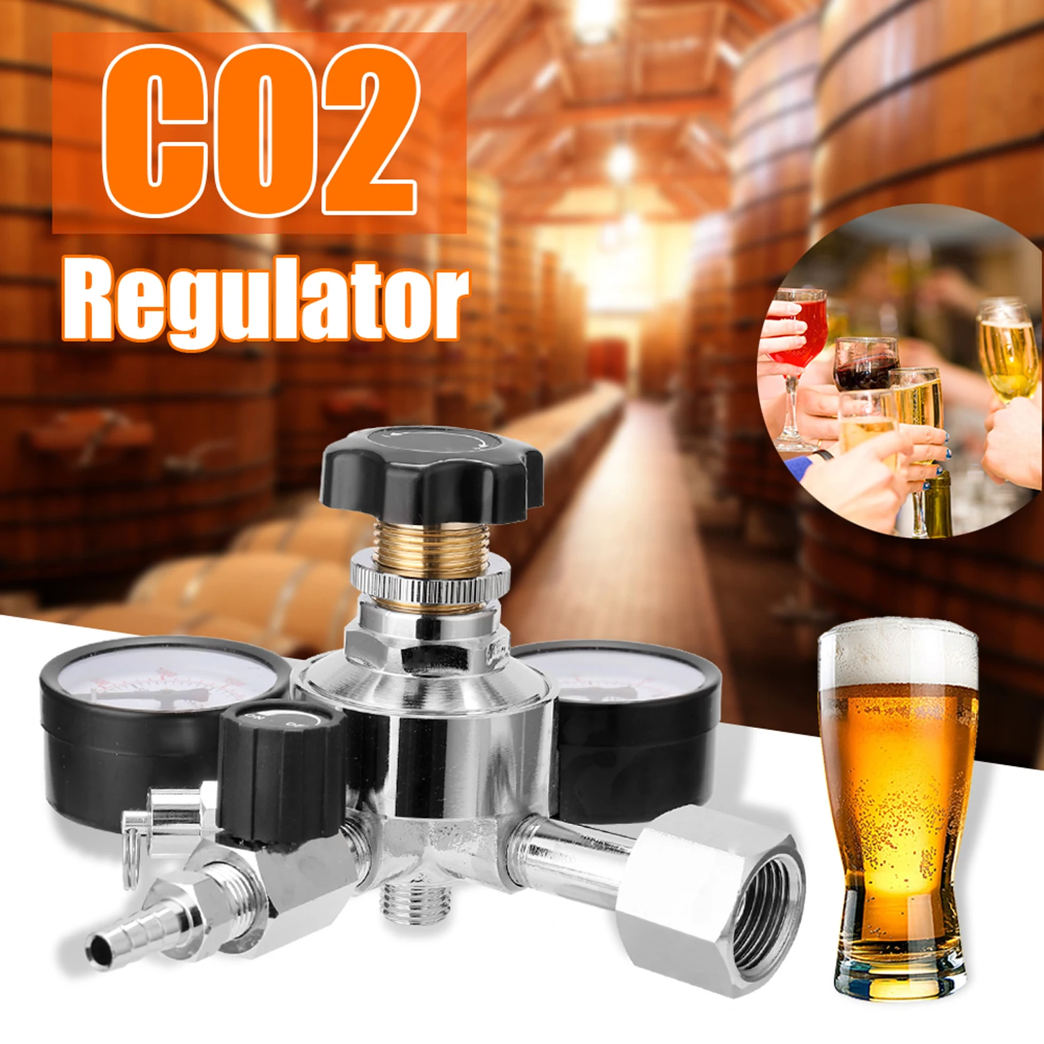 Розлив пива CO2 регулятор Безопасность Давление предохранительный клапан 0 3000