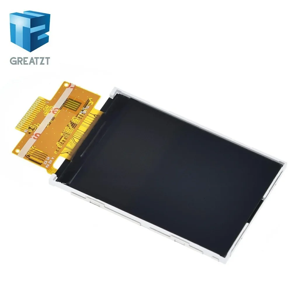 2," 2,4 дюйма 240x320 SPI TFT lcd модуль последовательного порта 5 В/3,3 В PCB адаптер Micro SD карта ILI9341 ЖК-дисплей белый светодиодный для Arduino
