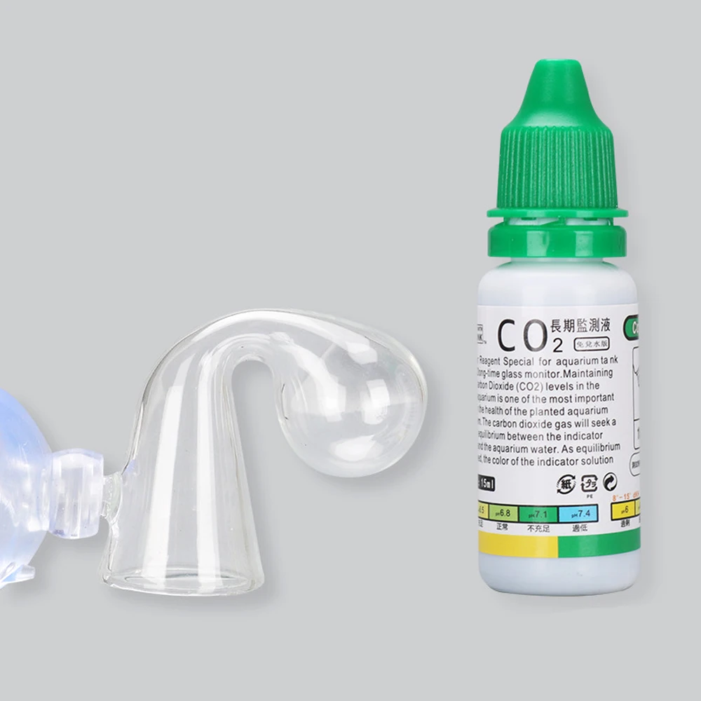 Водный стеклянный датчик CO2 монитор с диоксидом углерода для аквариумных