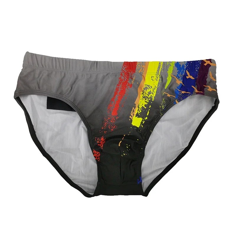 Для мужчин с принтом сексуальный вырез открытая плавательные трусы