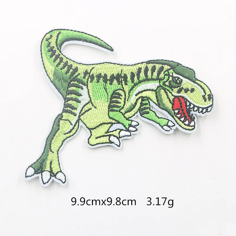 XINAHER динозавр Вышивка Патчи для одежды DIY полосы одежда Аппликации Наклейки