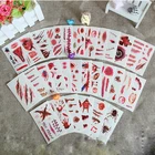 1 шт., наклейка для татуировок на вечерние эллоуин