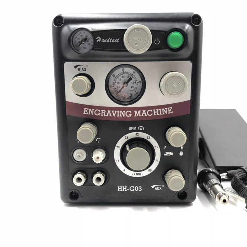 НОВЫЙ Пневматический гравировальный станок 220 В/110 В две ручные инструменты