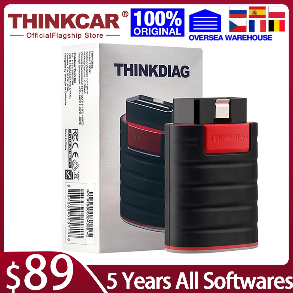 Thinkcar ThinkDiag полный OBD2 все системы диагностический инструмент привод тестирование
