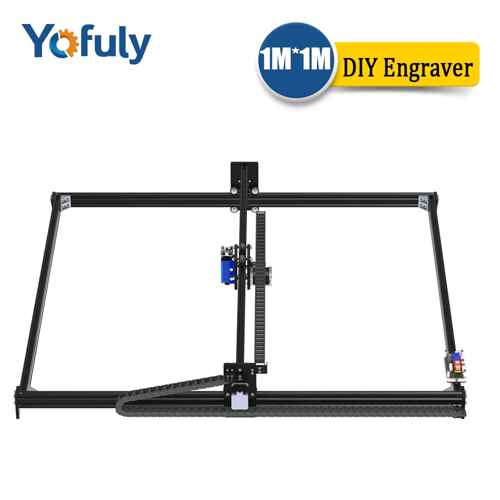 Лазерный гравировальный станок с ЧПУ TTL /PWM 100*100 см 1 м * 15 Вт|Фрезы по дереву| |