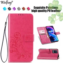 For Cover Oppo Realme 8 Case Bumper Luxury Flip Magnetic Leather Phone Bag Case For Oppo Realme 8 Cover For Realme 8 Cover Book