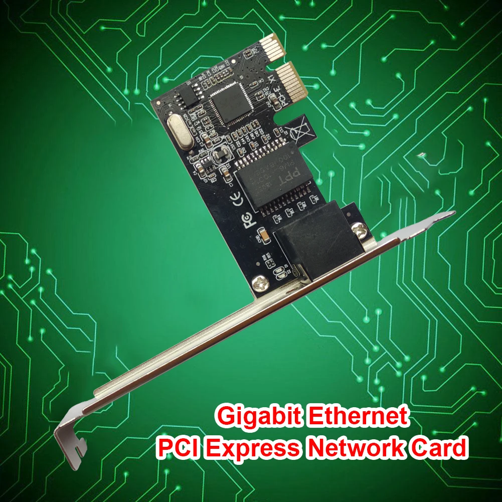 Сетевая карта 10 м/100 м/1000 Мбит/с Gigabit Ethernet PCI Express сетевая RJ45 LAN адаптер PCIe конвертер