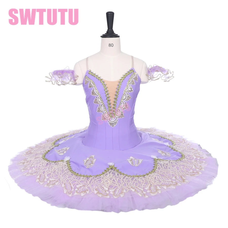 Новинка лавандовый костюм для выступлений балетная пачка девушек