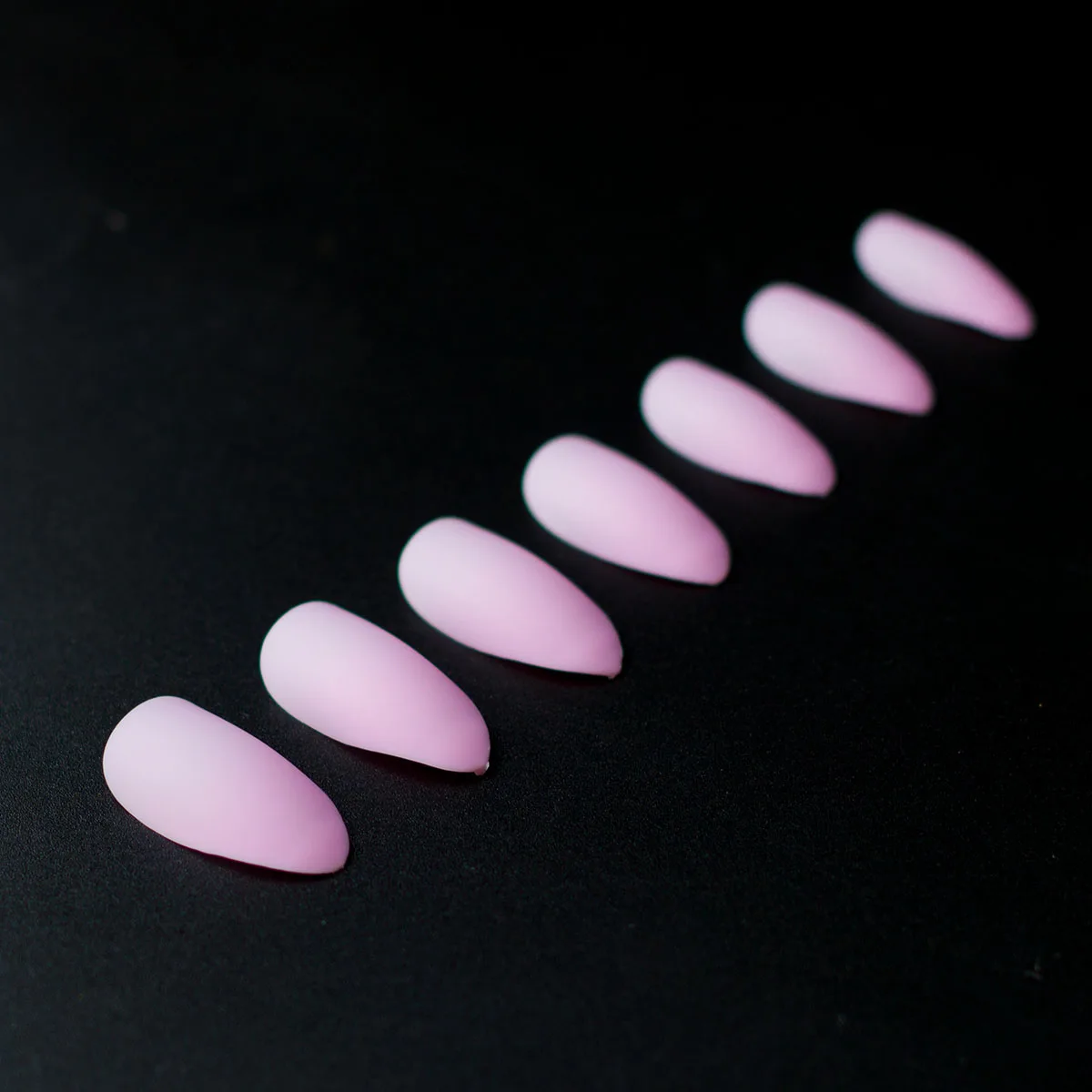 24 шт./компл. накладные ногти из миндаля матовые на шпильке полностью Поддельные