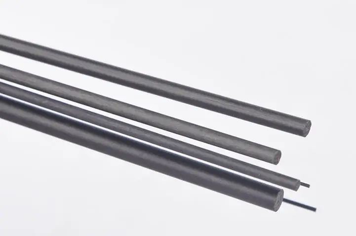 5 piezas Longitud: 400mm di&aacute;metro: 0,5mm varilla fija varilla reforzada varilla de fibra de carbono varilla redonda-2