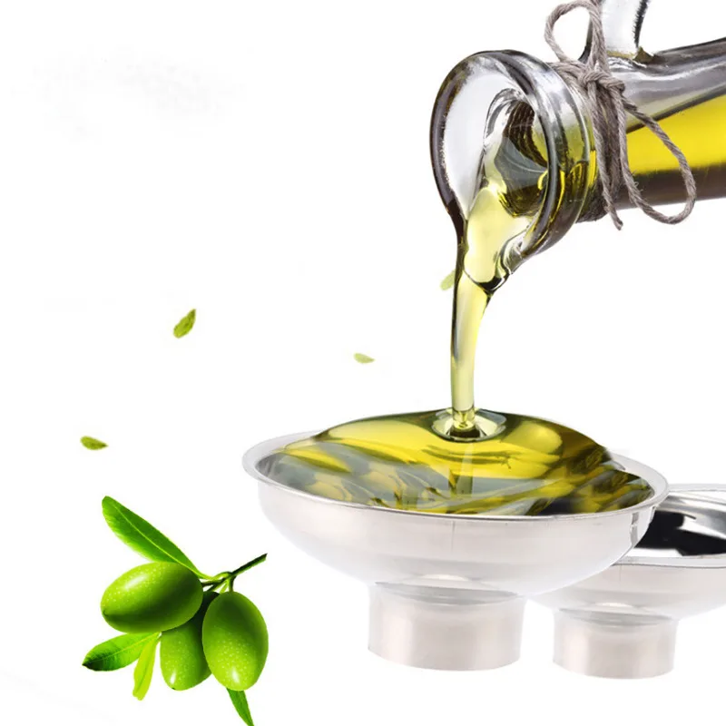 Adeeing Нержавеющая сталь преформы с широким горлышком Воронка Кухня Варенье чашки