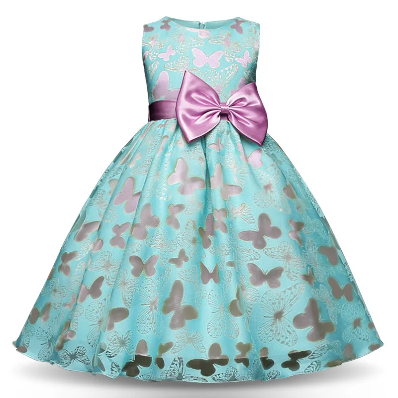 

Butterfly Elegant Girls Princess Dress Baby Girl Dresses For Birthday Wedding Party For age 2 4 6 8 10 Baby Girl Clothes