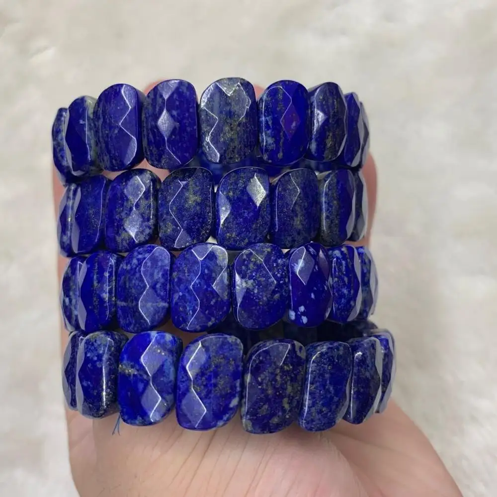 

Браслет из натурального лазурита, ювелирные изделия из натурального камня для женщин и мужчин, оптовая продажа!