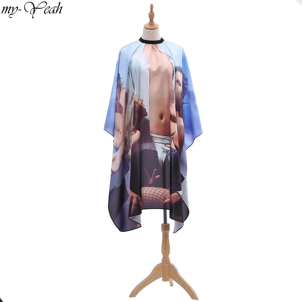 4 вида стилей новинка водонепроницаемая Парикмахерская Ткань фартук для