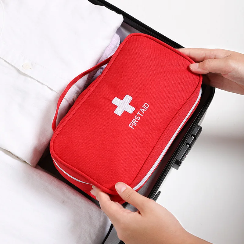 

Portable First Aid Medical Kit Travel Outdoor Camping Mini Medicine Storage Bag Box Emergency Survival Bag Pill Case Organizer