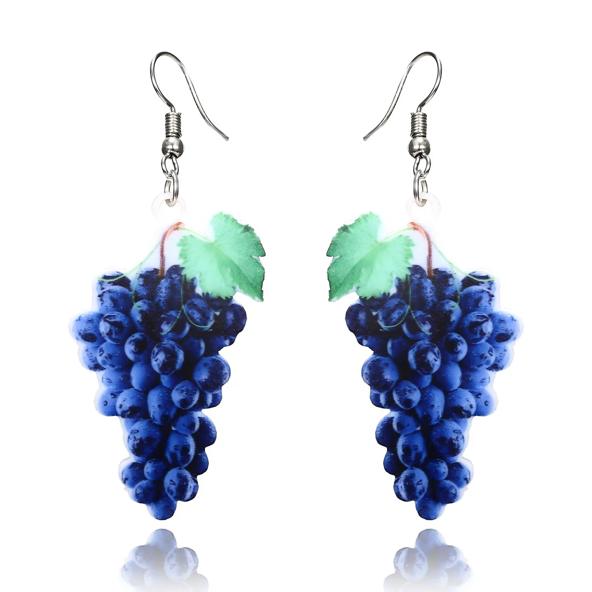 Творчески Летних Фруктов серьги прекрасная с подвесками в виде милых акриловых