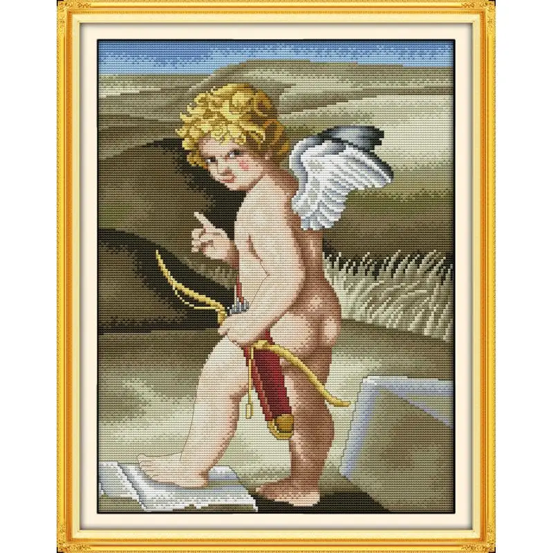 Рисунок серии Little angel вышивка крестиком Печатный холст DMC11CT ткань считается