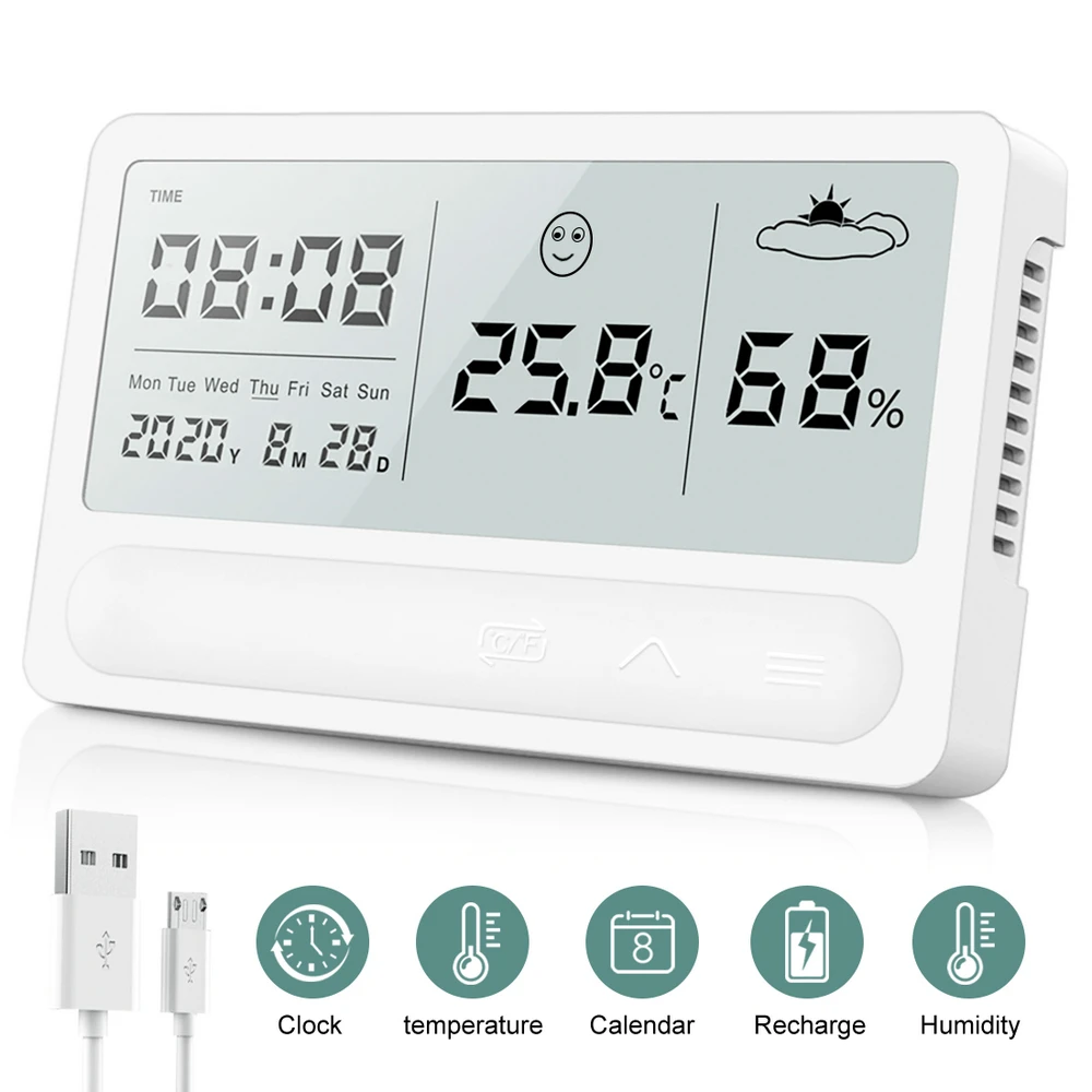 Гигрометр термометр измеритель температуры и влажности датчик монитора с