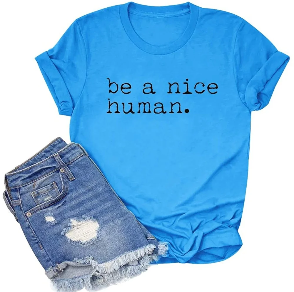 

Women Kawaii Summer Top T-shirt Graphic Tee Fashion Tee Women Cute Graphic Blessed Shirt Summer Funny Inspirational Tees Tops