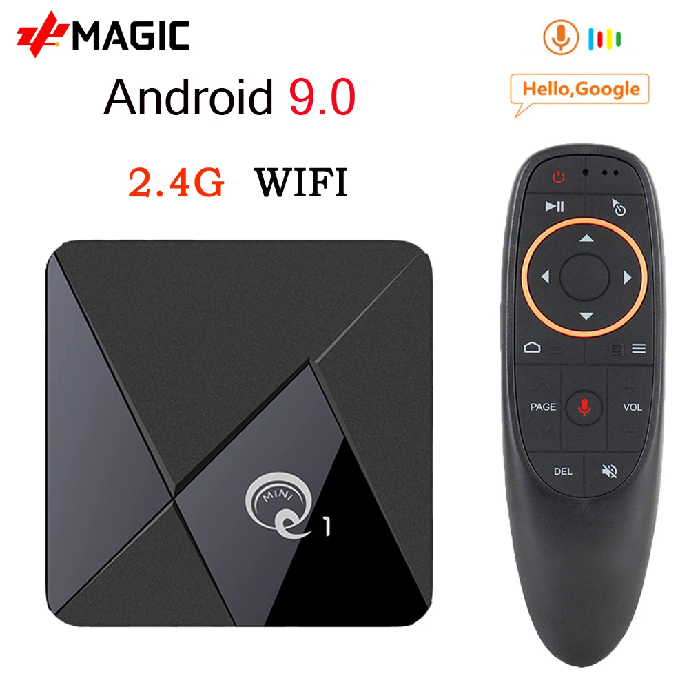 ТВ приставка mini Q1 Android 9 0 Mini Rockchip RK3328A 2 Гб 16 медиаплеер 4 WiFi Google Play Smart