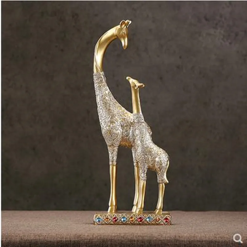 

Nordic creative giraffe crafts, home office restaurant bar decoration gifts, animal statue artwork