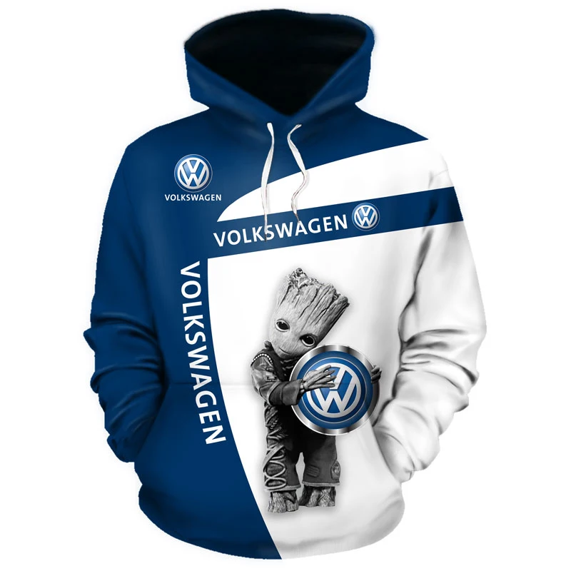

3D de para hombre y mujer, camiseta divertida de manga corta, Volkswagen-2021 S-5XL