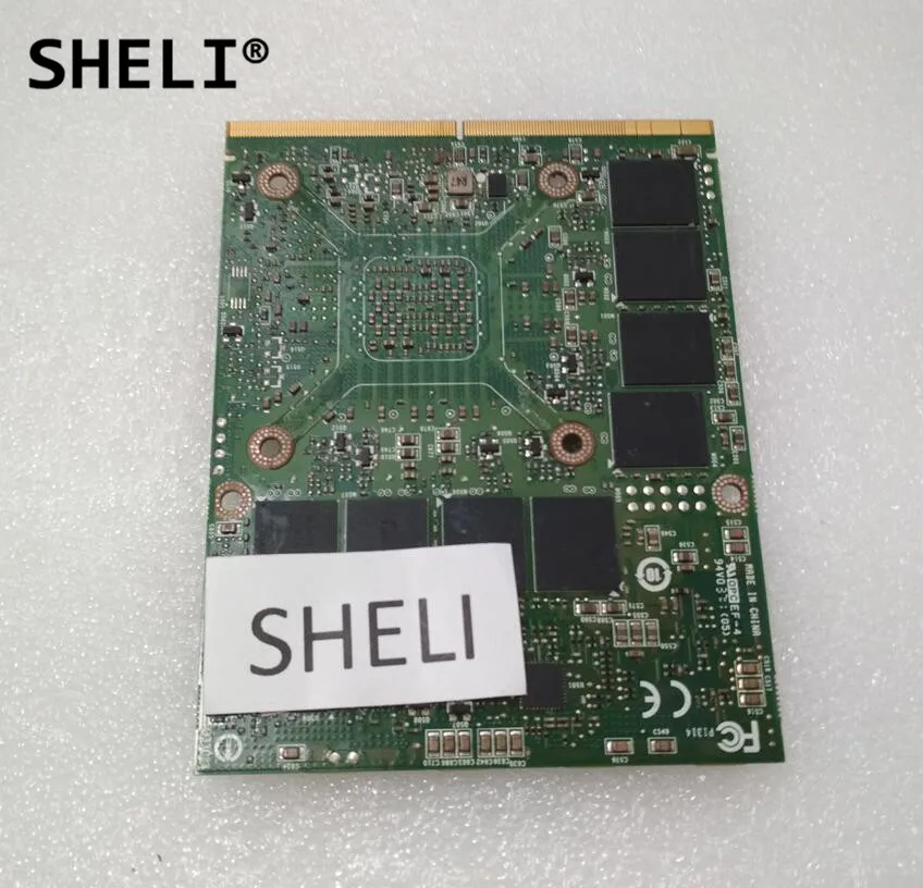 Видеокарта SHELI N V I D A Ge.Force GTX 580M GTX580M 2 ГБ GDDR5 MXM 3.0B для Alien.ware M17x M18X CN-03MF8R | Компьютеры и