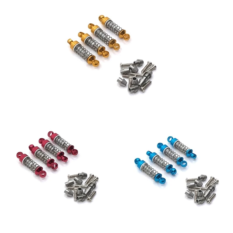 

4 шт., металлический амортизатор для Wltoys 284131 K969 K979 K989 K999 P929 P939 1/28