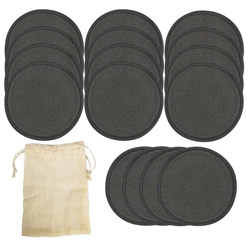 

Южно-плавник 16 шт. многоразовый бамбуковый для снятия макияжа колодки моющиеся тройной Слои уход за лицом уход за кожей протрите подушечки ...