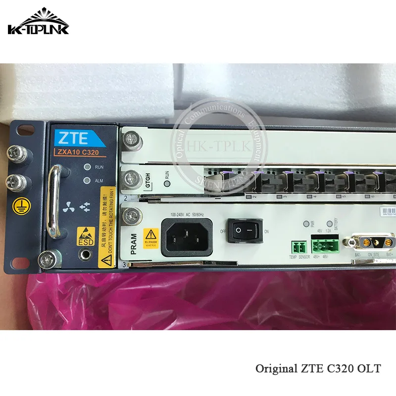 Горячая Распродажа Original C320 GPON OLT 10GE SMXA/3 карты * 1 шт. с PRAM 16 портов GTGH C ++