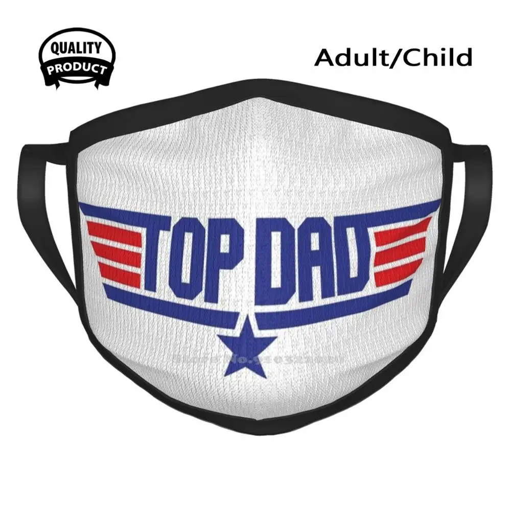 

Top Dad Dust-Proof Outdoor Mouth Mask Top Dad Gun Spoof Father Tom Cruise